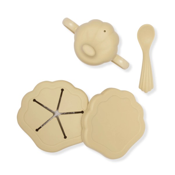 Baby Ess-Lernset, Pastellgelb