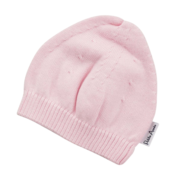 Baby Strickmütze, Rosa