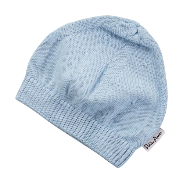Baby Strickmütze, Blau