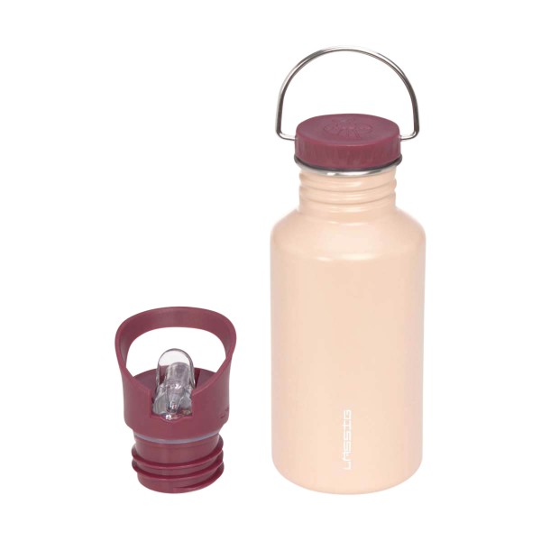 Kinder Trinkflasche gross Rose 500ml