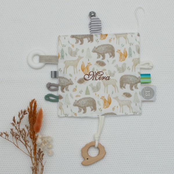 Knistertuch Baby, Waldtiere