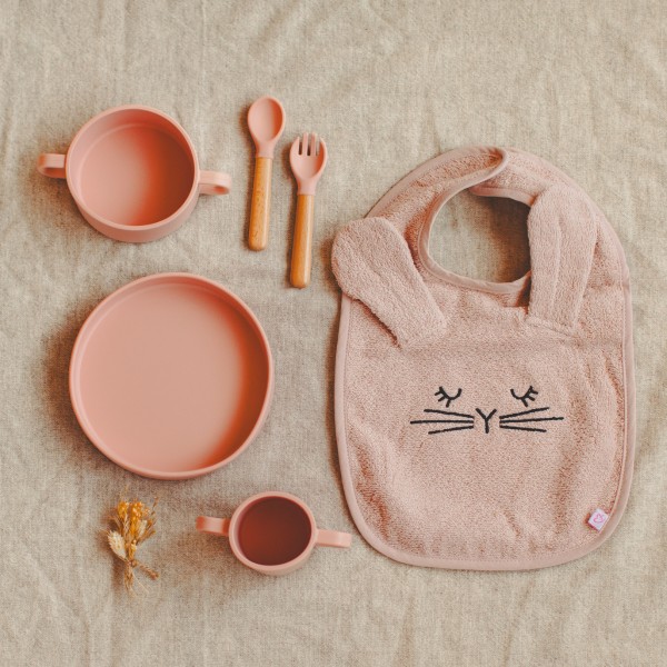 Babygeschirr Set, Hase