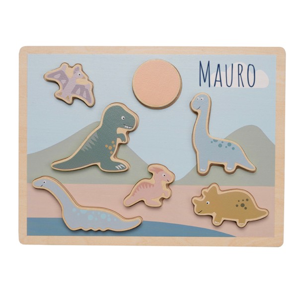 Holzpuzzle Dino