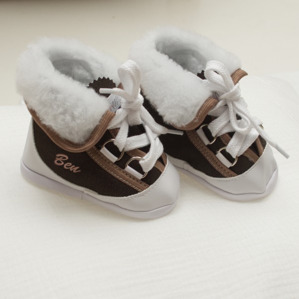 Winterstiefel Baby, Braun