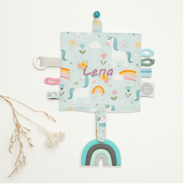 Knistertuch Baby, Einhorn